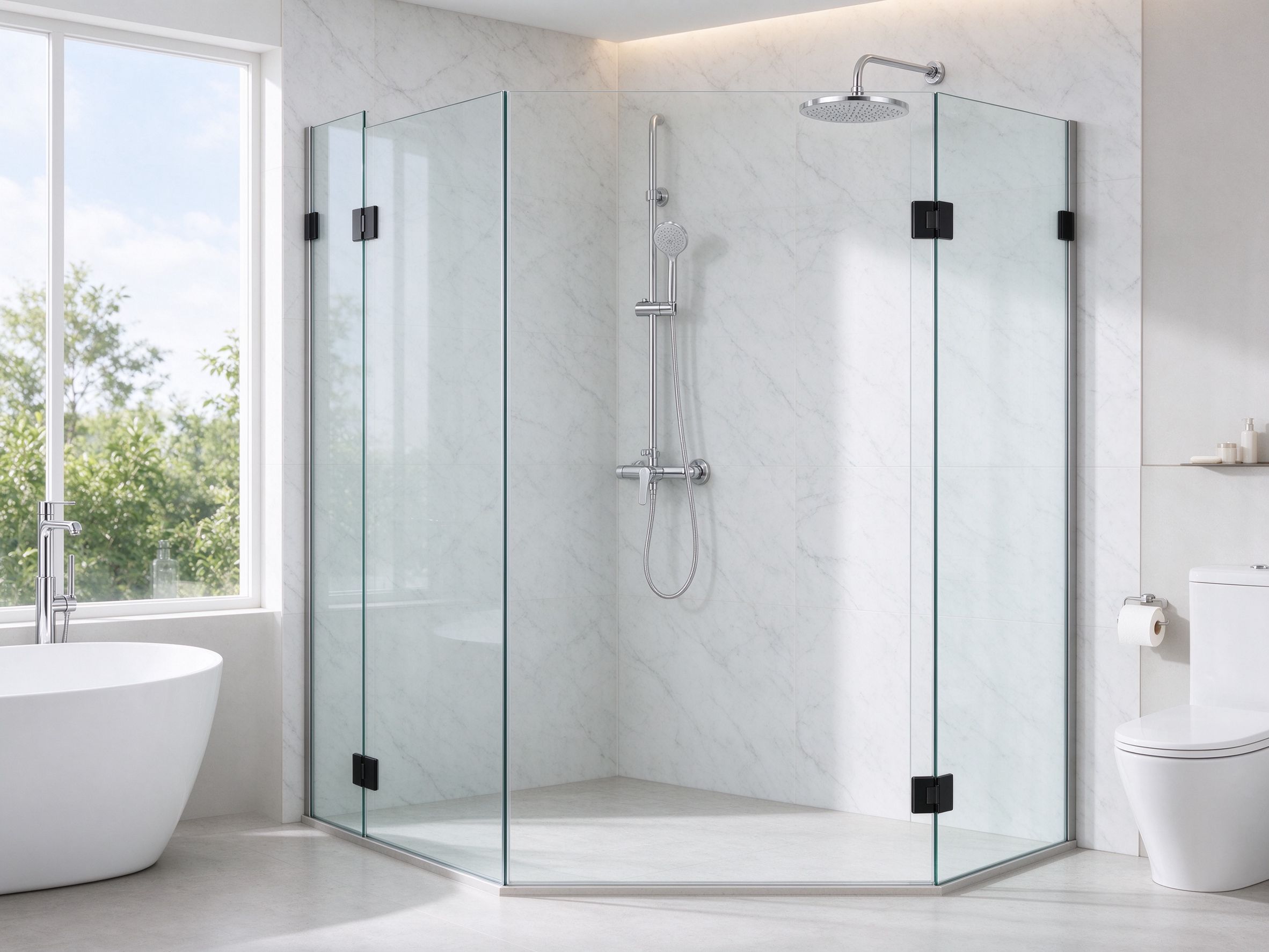 Shower enclosure manufacturer China — frameless glass shower room